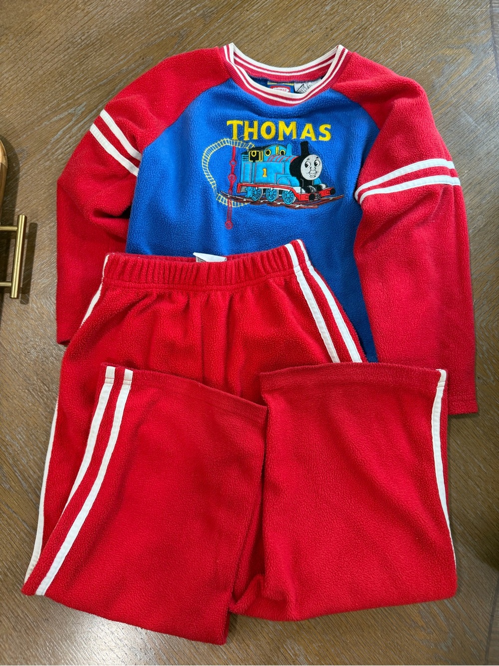 Thomas the Tank Engine Red & Blue Fleece Set VINTAGE KIDS